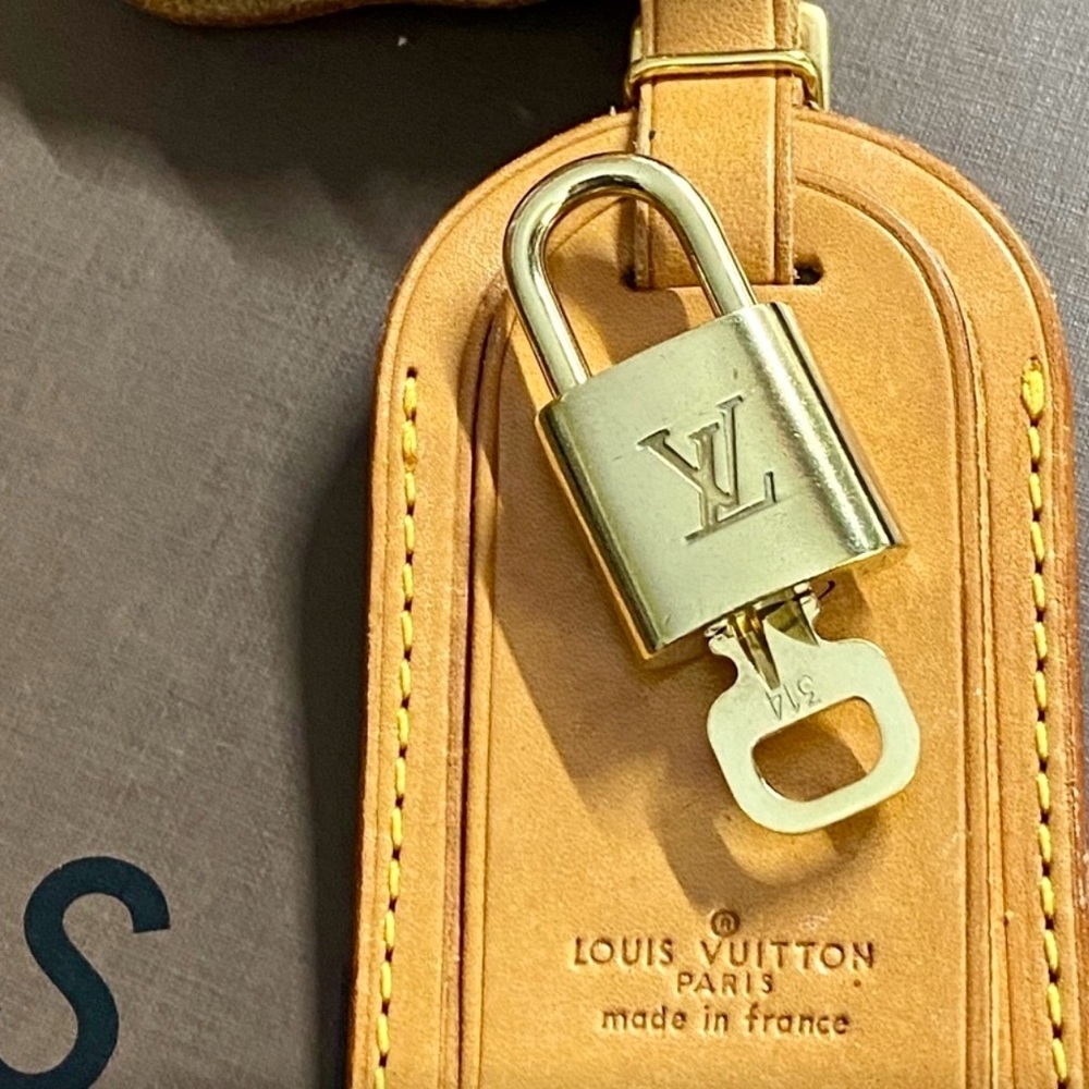 🔒 LV Gold Padlock & Key | #314 | Authentic LV Hardware